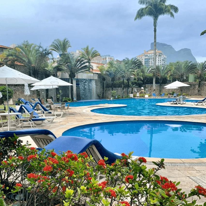 Flat Com Servico E Lazer Com Vista O Mar Da Barra Da Tijuca