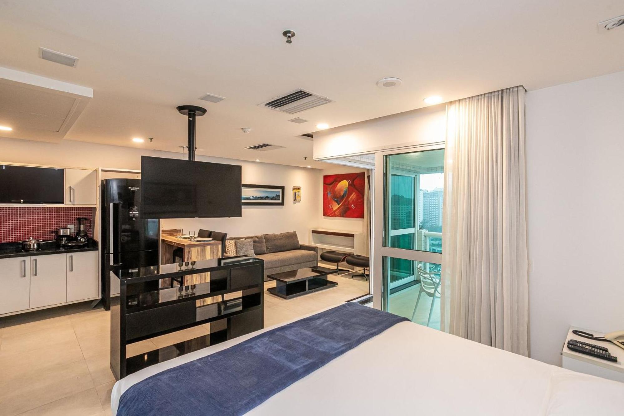 Flat Com Servico E Lazer Com Vista O Mar Da Barra Da Tijuca * Río de Janeiro
