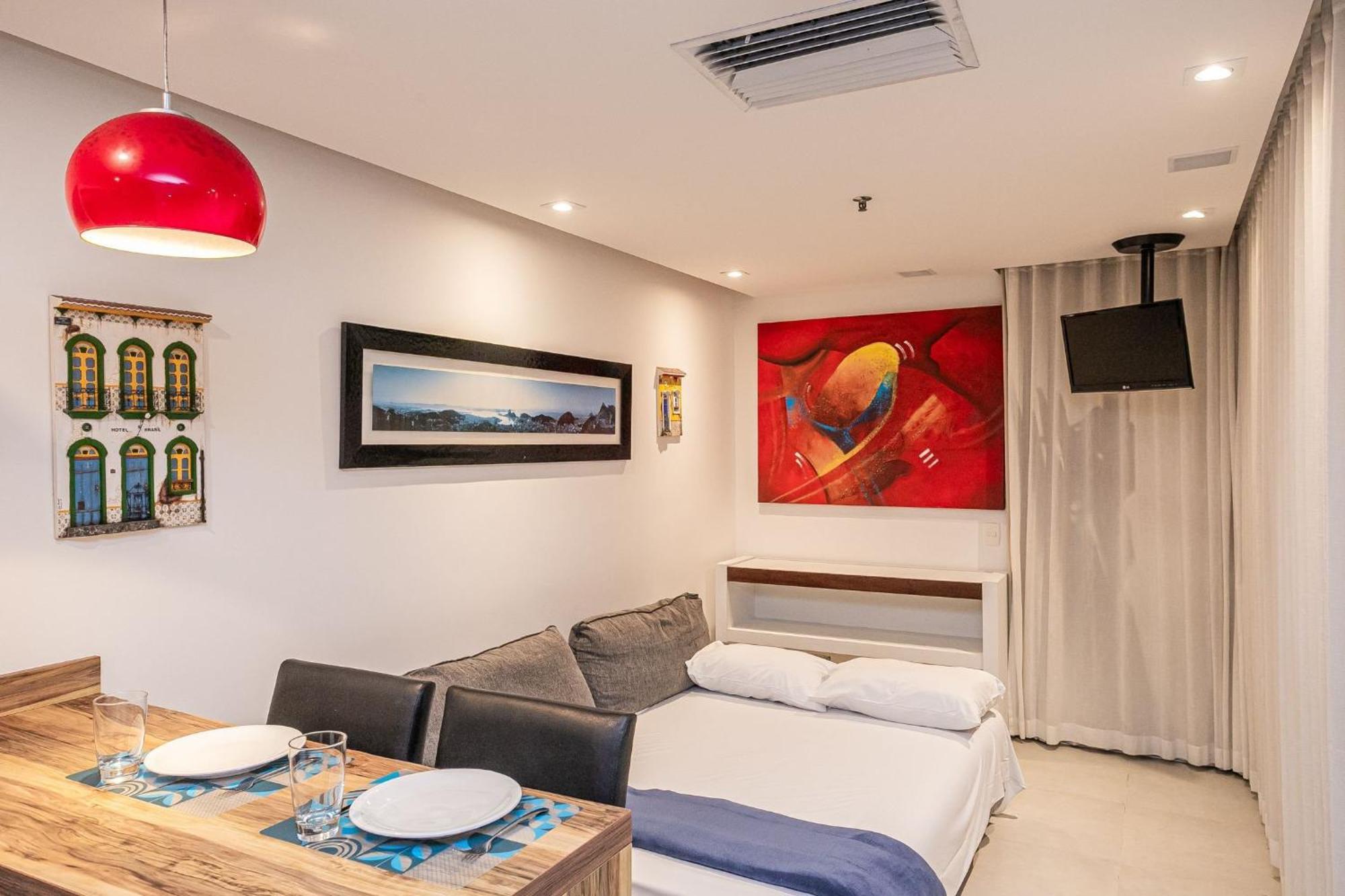 Flat Com Servico E Lazer Com Vista O Mar Da Barra Da Tijuca Apartamento Río de Janeiro